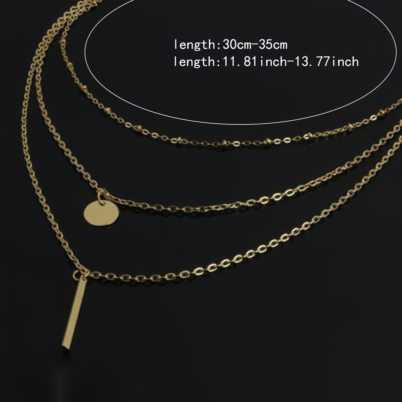 Luxurious multi-layer necklace