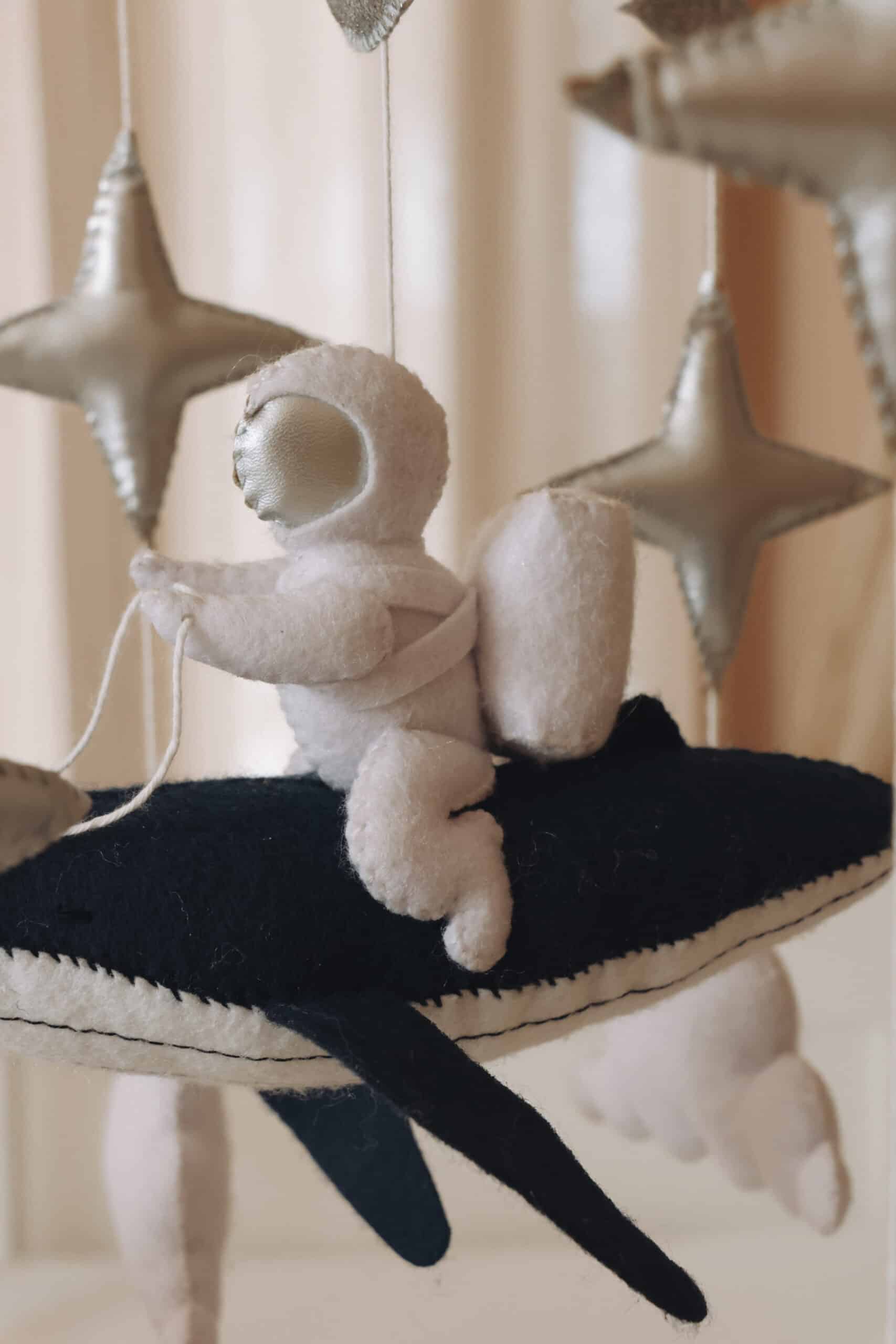 Astronaut Baby Mobiel – Handgemaakt van Hout – Decoratief & Eco – 25cm-13